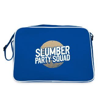 Sleepover Gifts Girl's Slumber Party Squad Gift - Retro Bag - blue/white - Back