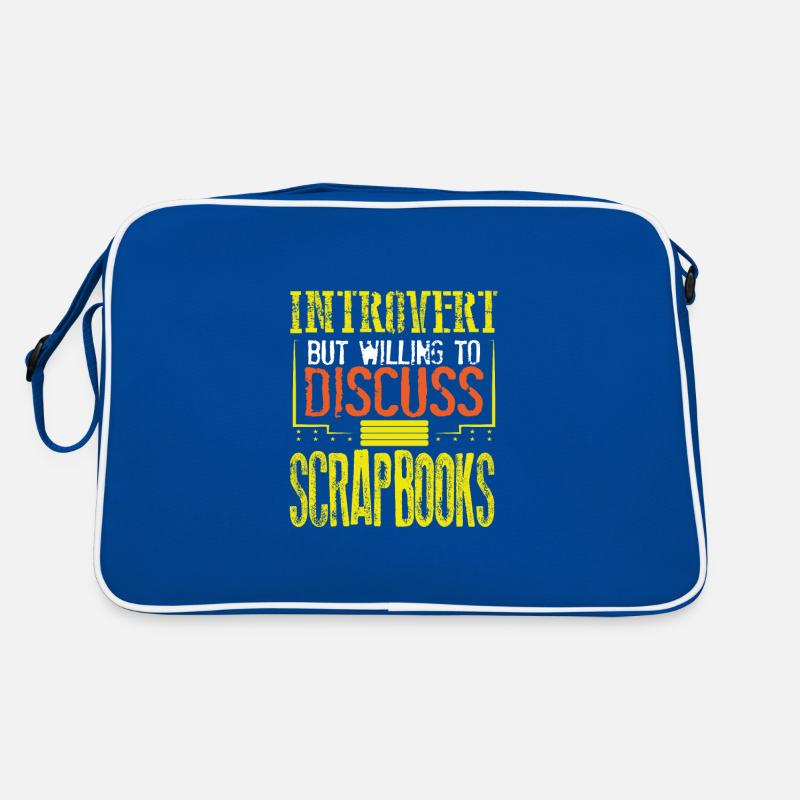 Scrapbooker-Geschenk Introvertiert, diskussionsbereit Retro Tasche