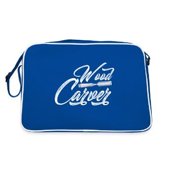 Sculpteur sur bois Bois croisé Outils de menuiserie - Sac Retro - bleu/blanc - Dos