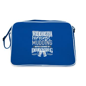 Mudding Gift Prévisions de fin de semaine Mudding et - Sac Retro - bleu/blanc - Dos