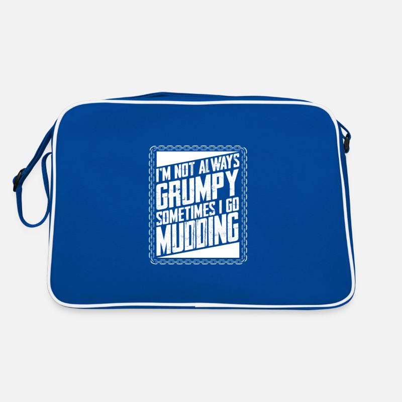 Mud Running Gifts Not Always Grumpy Sometimes Go Retro Bag