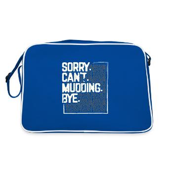 Mudder Gifts Sorry Can’t Mudding Bye Funny 4x4 - Sac Retro - bleu/blanc - Dos