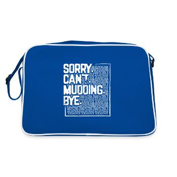 Mudder Gifts Sorry Can’t Mudding Bye Funny 4x4 - Sac Retro - bleu/blanc - Dos