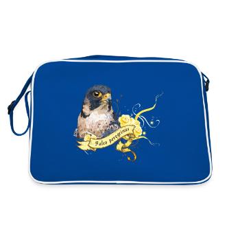 Le faucon pèlerin - Sac Retro - bleu/blanc - Dos