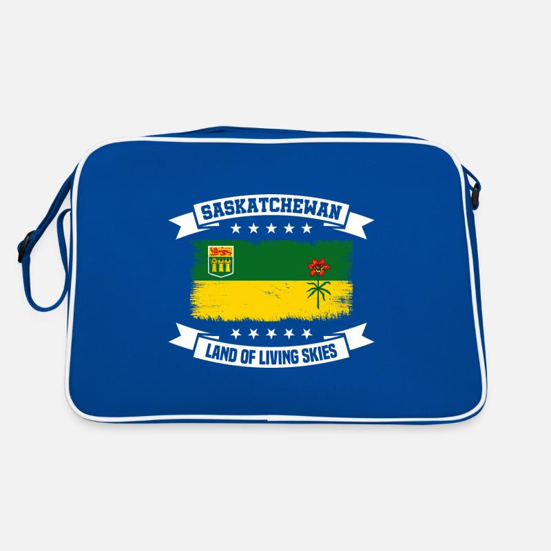 Drapeau Saskatchewan Vintage Retro Sac Retro