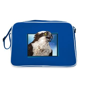 Balbuzard - Sac Retro - bleu/blanc - Dos
