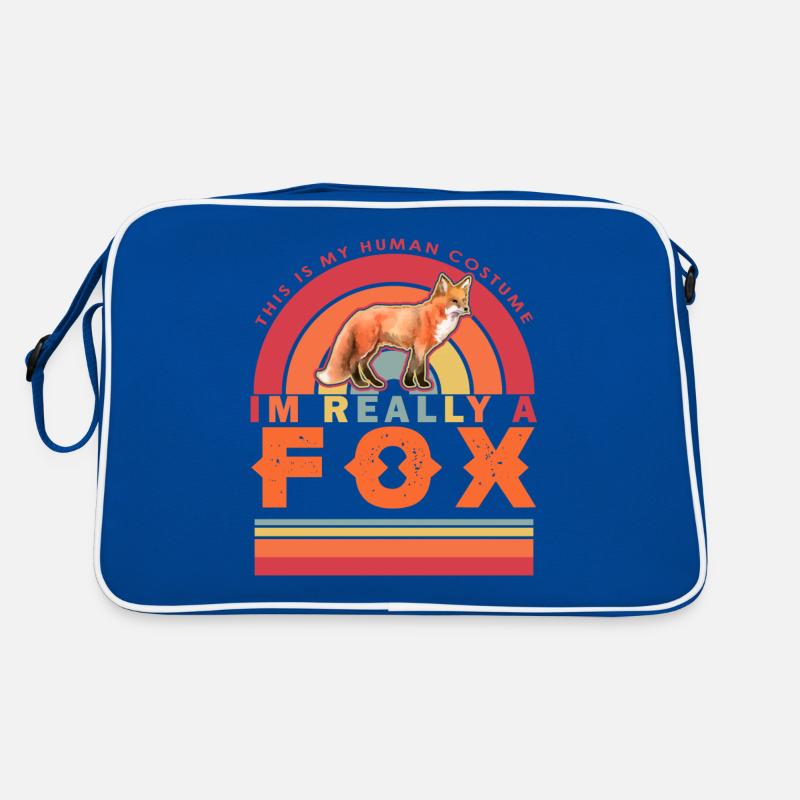 This Is My Human Costume I'm Really A Fox , Gift Retro Bag