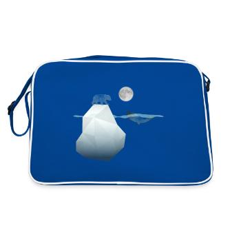 The Arctic - Retro Bag - blue/white - Back