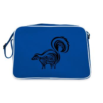 Stinker Tribal Tattoo - Retro Bag - blue/white - Back