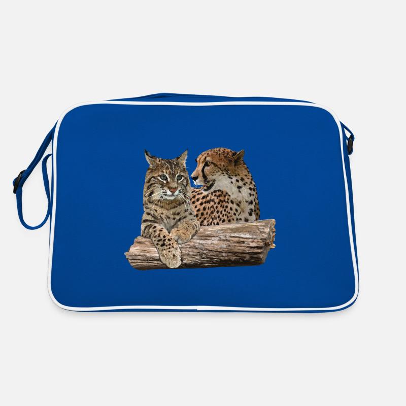 Luchs und Gepard Retro Tasche