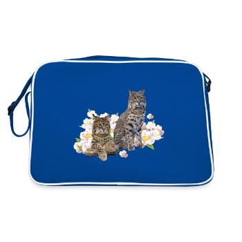 Lynx - Sac Retro - bleu/blanc - Dos