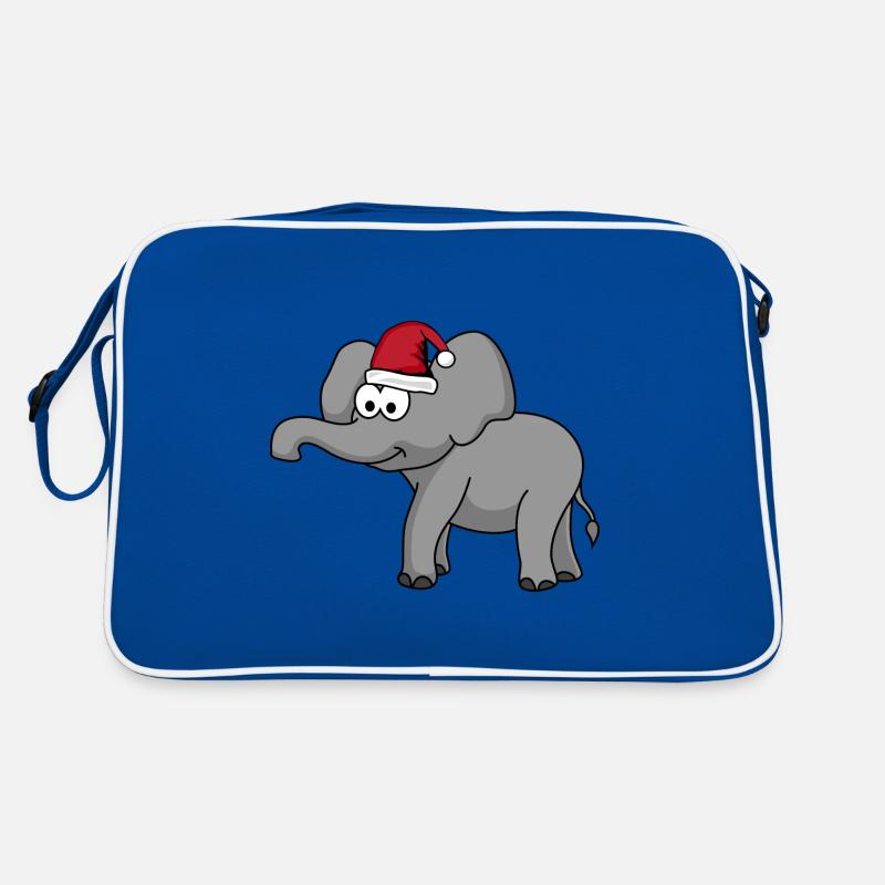 Elephant Christmas Comic Retro Bag