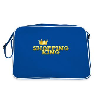 Shopping King - Retro Bag - blue/white - Back