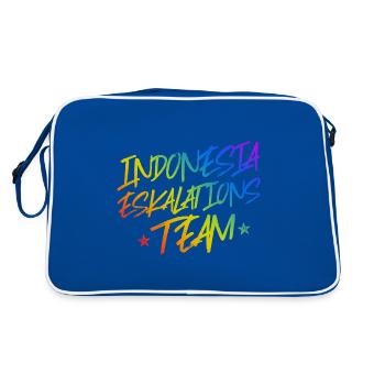 Indonesia Escalation - Retro Bag - blue/white - Back