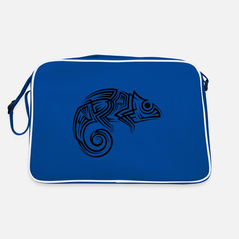Chameleon Tribal Tattoo Retro Bag