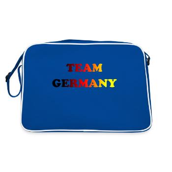 Équipe d’Allemagne - Sac Retro - bleu/blanc - Dos