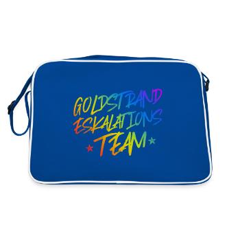 Escalade des Sables d’or - Sac Retro - bleu/blanc - Dos