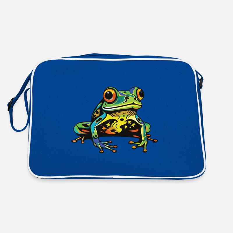 Frosch Kopf Retro Tasche