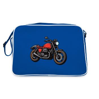 Motard Motard - Sac Retro - bleu/blanc - Dos