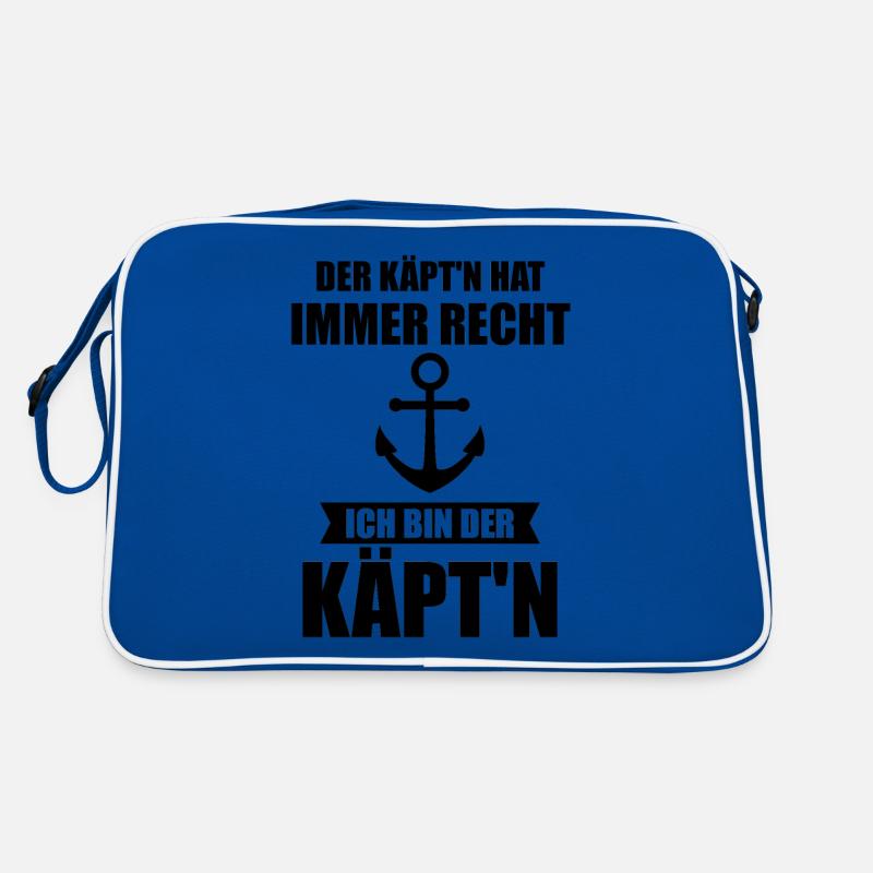 Bootsführerschein Bootsführer Bootsschein Geschenk Retro Tasche