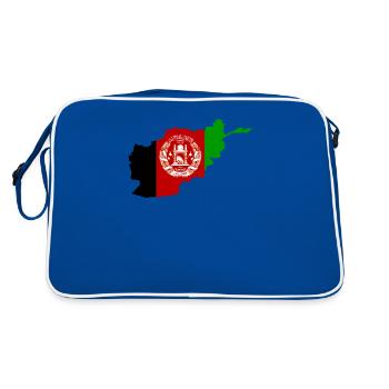 Afghanistan Drapeau de fierté nationale pour les patriotes - Sac Retro - bleu/blanc - Dos