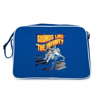 ElementTextsMusicConception d’astronautes - Sac Retro - bleu/blanc - Dos