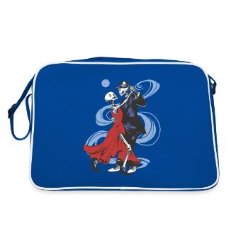 Conception de squelettes dansants - Sac Retro - bleu/blanc - Dos