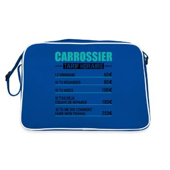 Tarif Horaire D'un Carrossier - Sac Retro - bleu/blanc - Dos