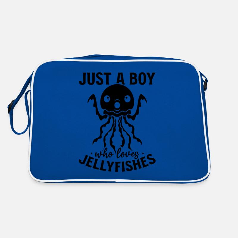 Juste un garçon qui aime les méduses quallen Sac Retro