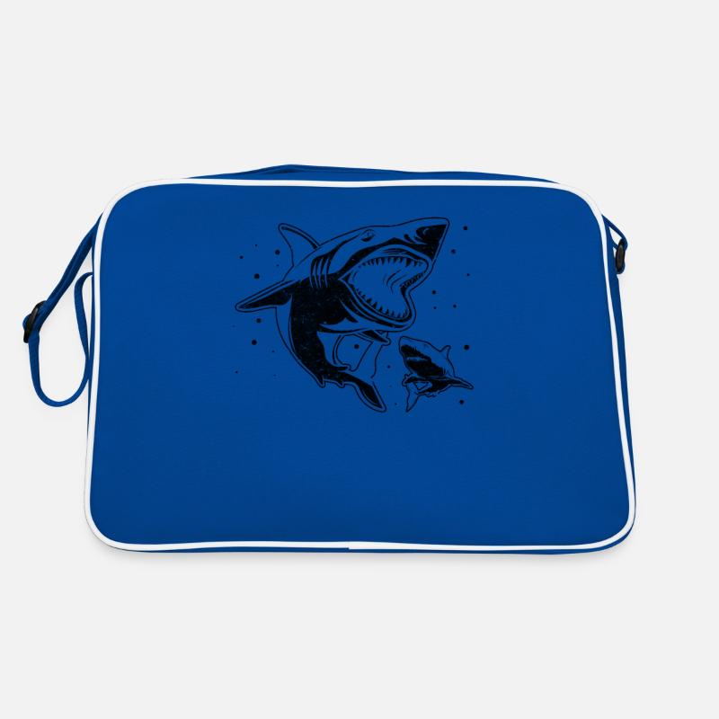 Shark Fish Shark Lover Shark Great White Shark Retro Bag