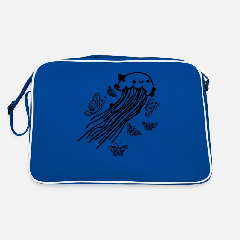 Méduses Papillons Méduses Volant Sac Retro