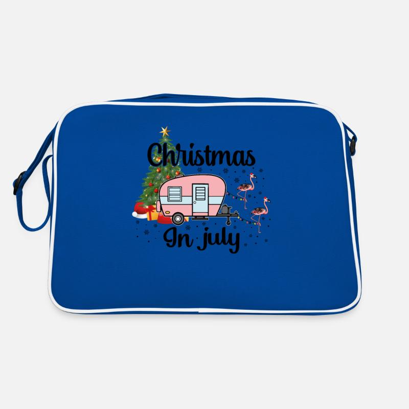 Weihnachten im Juli Retro Tasche
