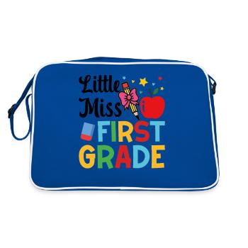 Little Miss First Year - Retro Bag - blue/white - Back