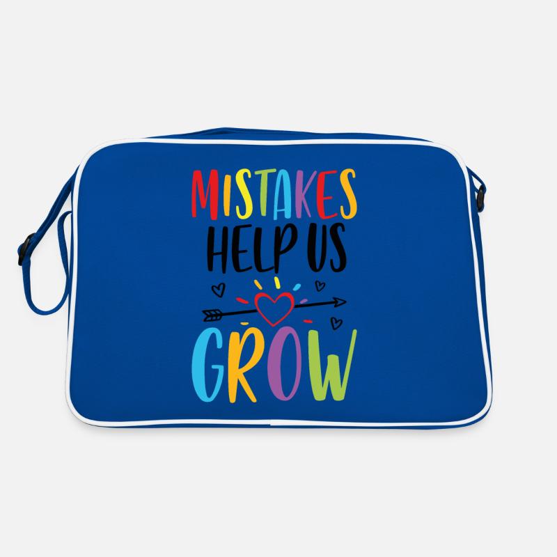 Mistakes help us grow Retro Bag