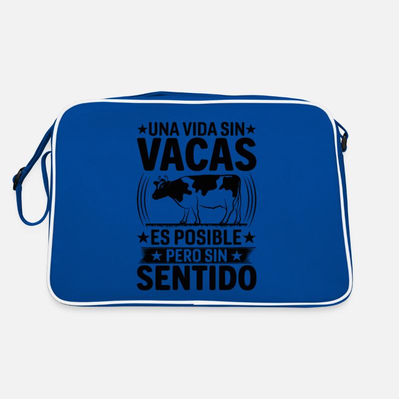 Cadeau De Vache Drôle Sac Retro