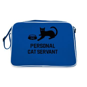 Personal Domestic Chat - Retro Bag - blue/white - Back
