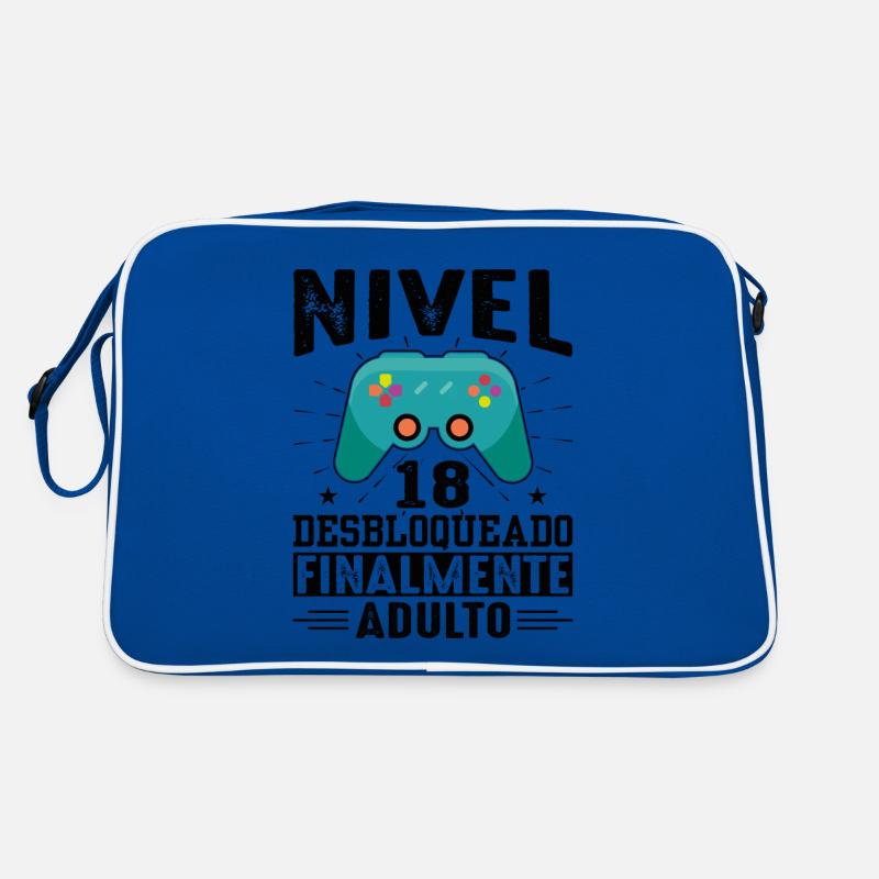 Niveau 18 Débloqué Anniversaire 18 Ans Sac Retro
