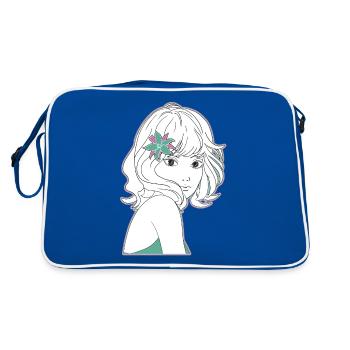 Manga Girl Anime - Sac Retro - bleu/blanc - Dos