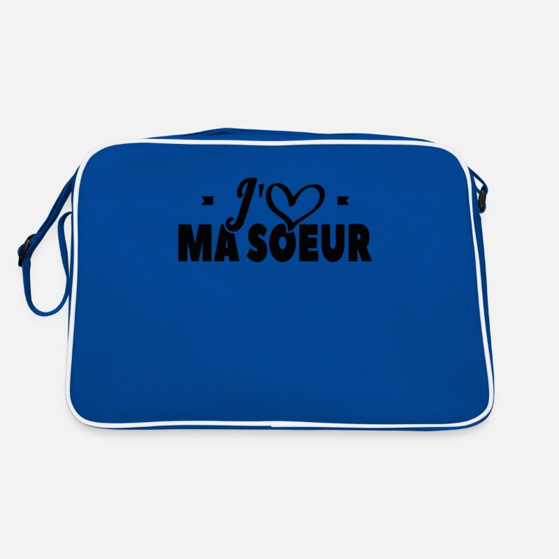 J'aime Ma Soeur Sac Retro
