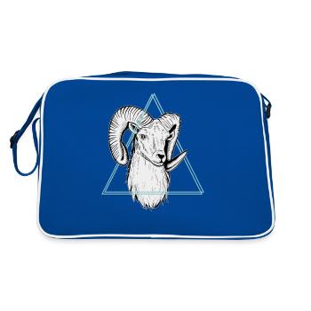 Ram - Retro Bag - blue/white - Back