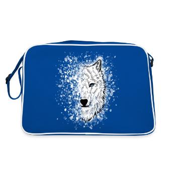 Loup polaire Loup blanc - Sac Retro - bleu/blanc - Dos