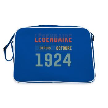 Legendary since October 1924 Anniversary - Retro Bag - blue/white - Back