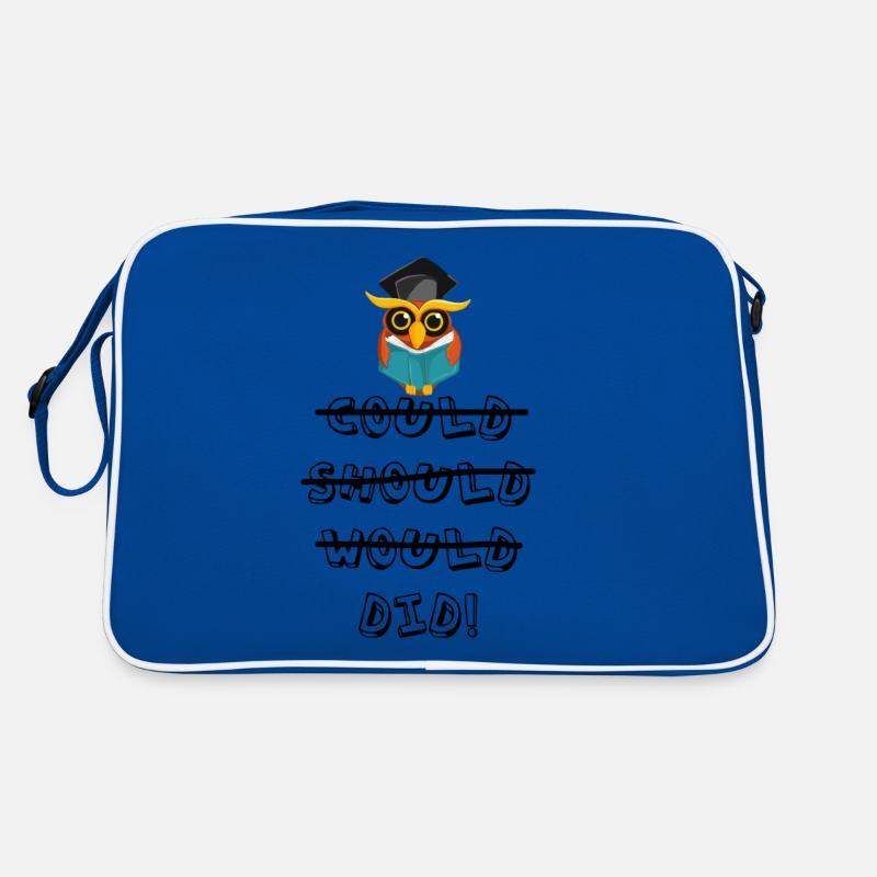 Abschluss Uni Feier Absolvent Absolviert Geschenk Retro Tasche