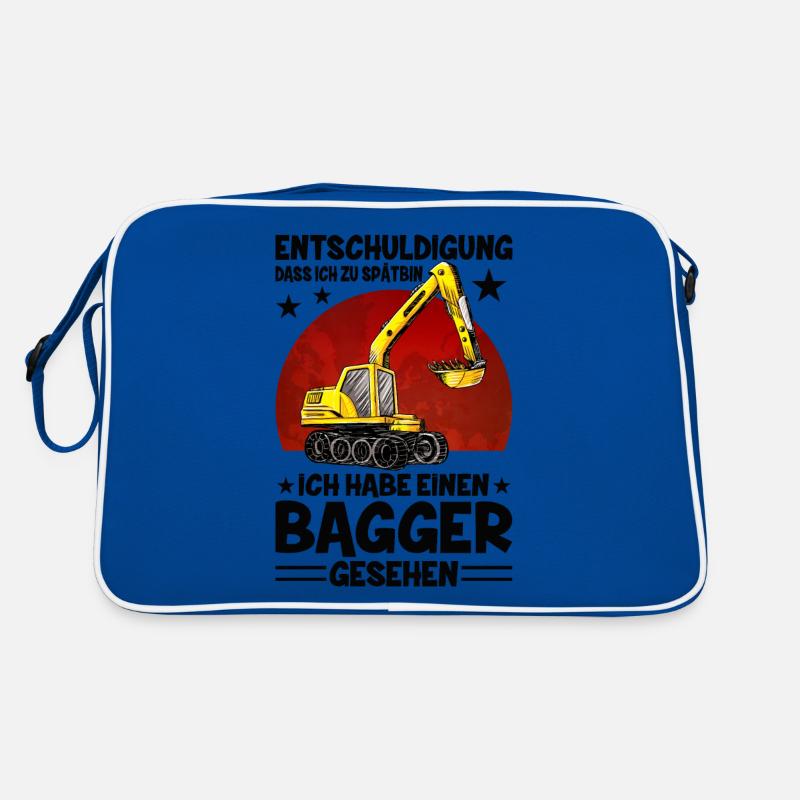 Entschuldigung Dass Ich Zu Spät Bin Bagger Retro Tasche