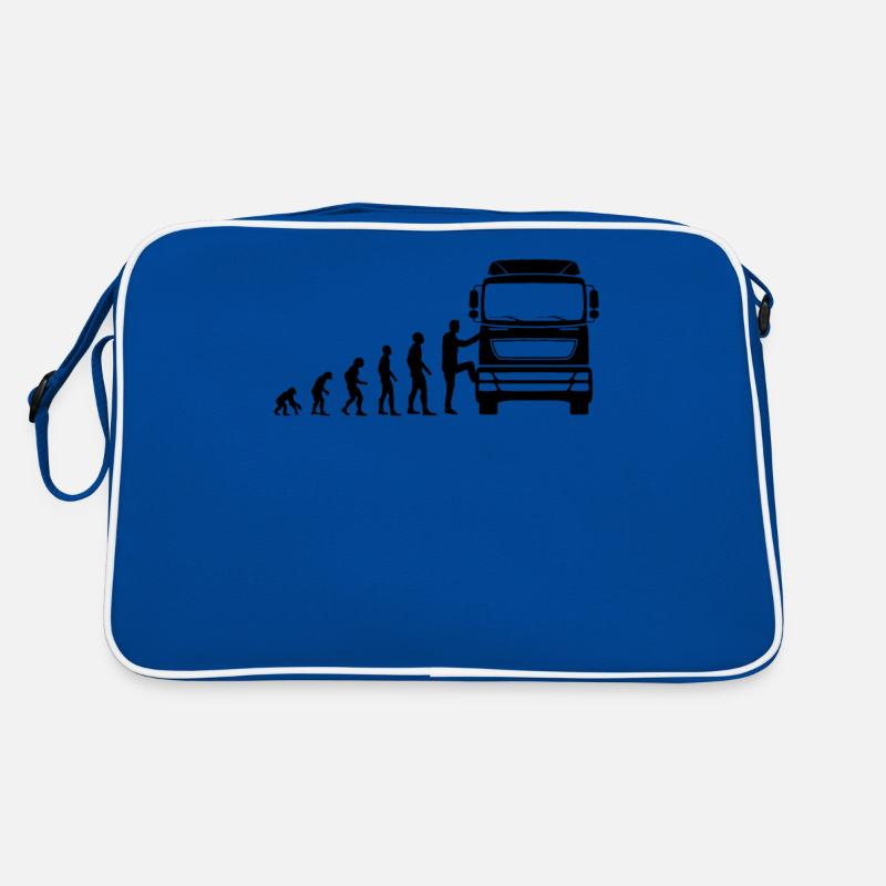 Truck Driver Long-Distance Driver Funny Evolution Gift Retro Bag