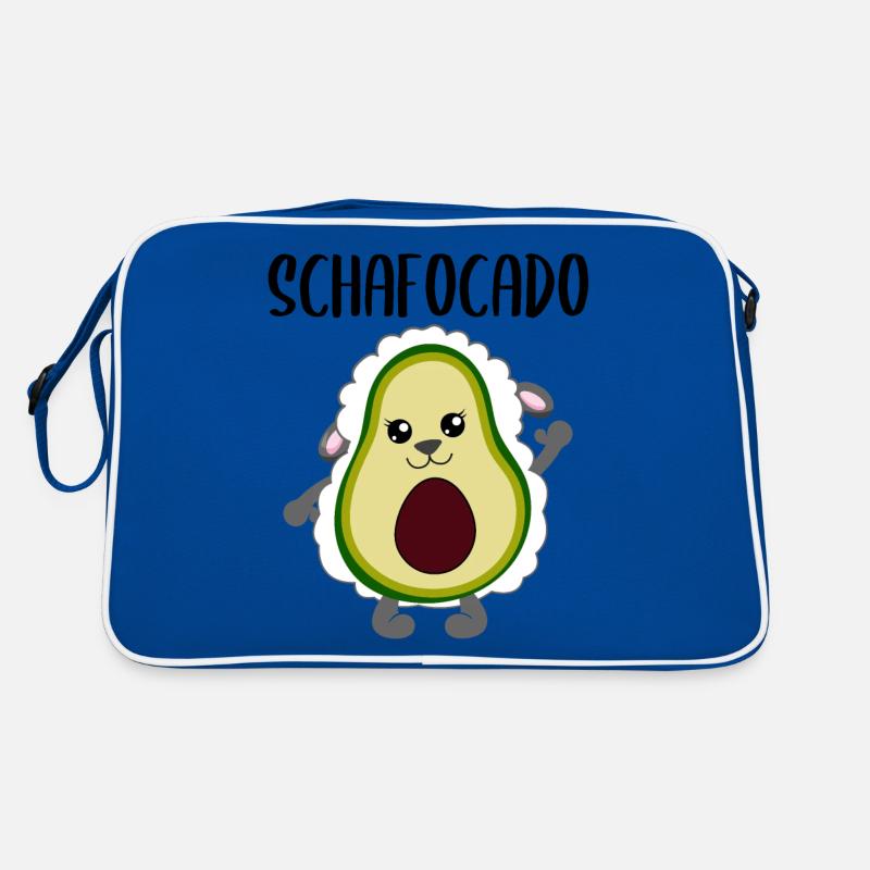 Avocado Sheep Funny Vegetable Fruit Gift Retro Bag