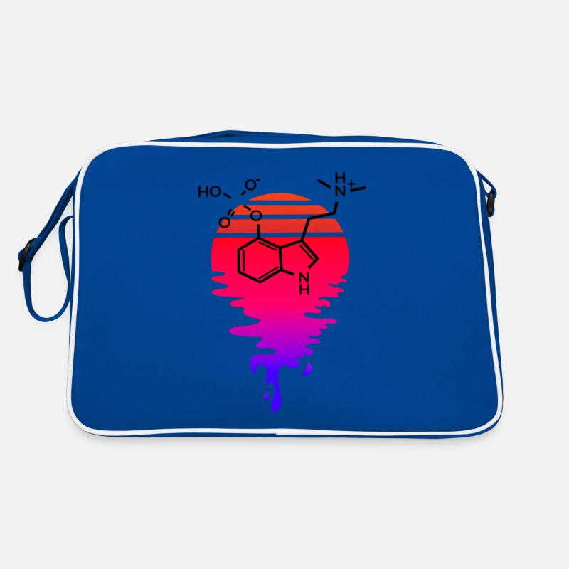 Molécule de psilocybine avec Retro Sunset Sac Retro