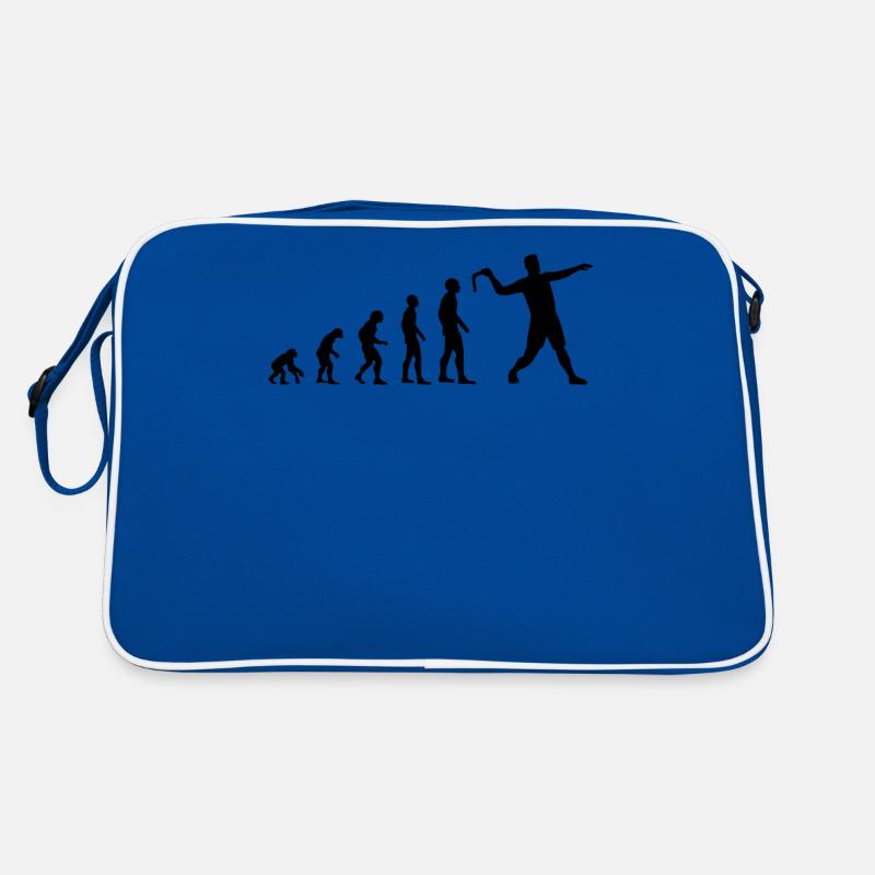 Bumerang Werfen Evolution Bumerang Werfer Geschenk Retro Tasche