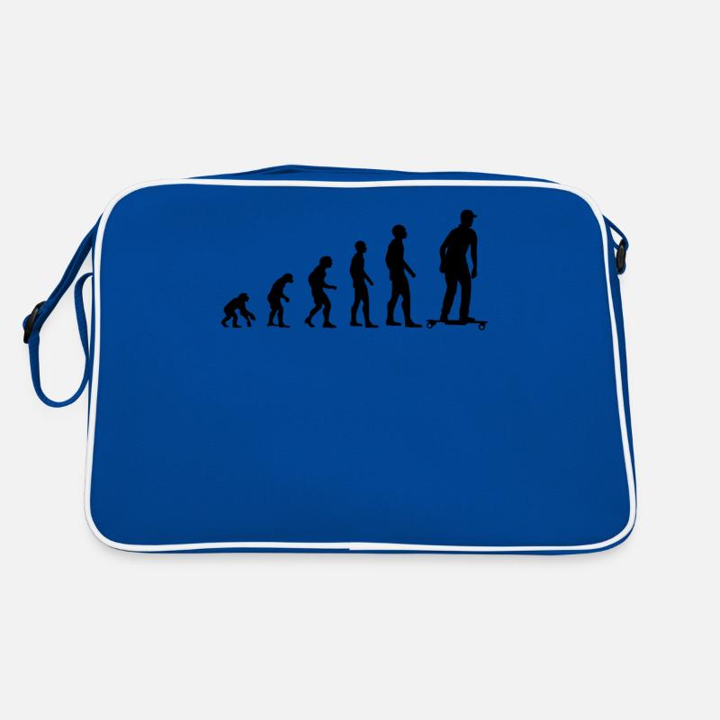 Skater Evolution Elektro-Skateboard Geschenk Retro Tasche