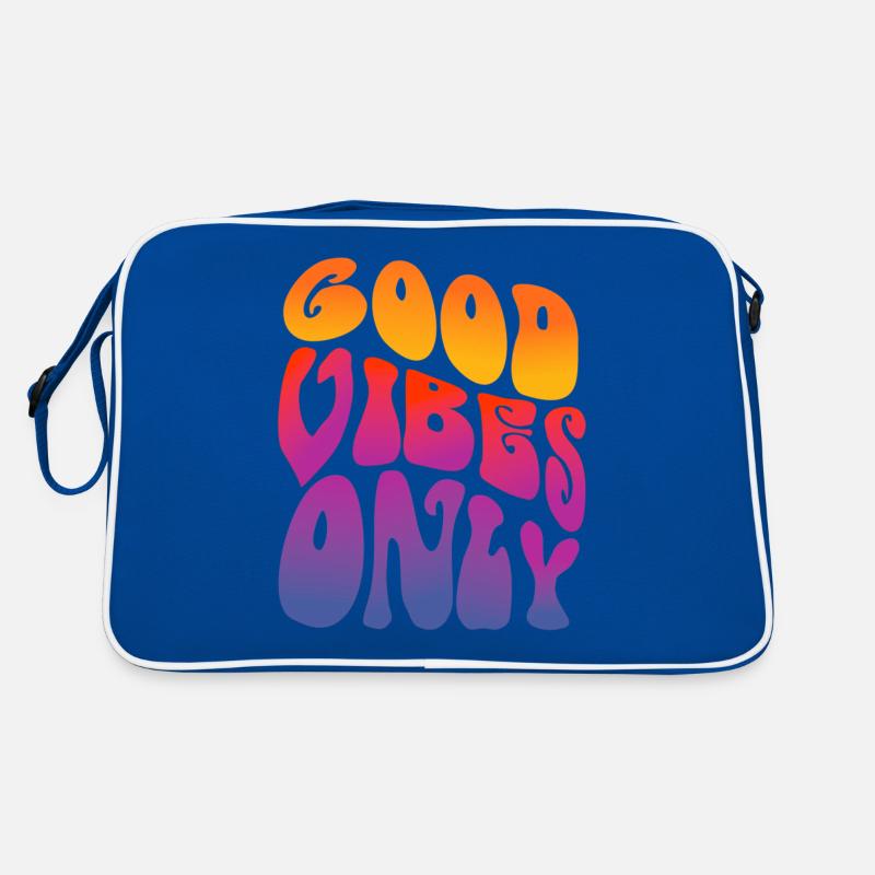 Good Vibes Seulement Rétro Positivité Sac Retro